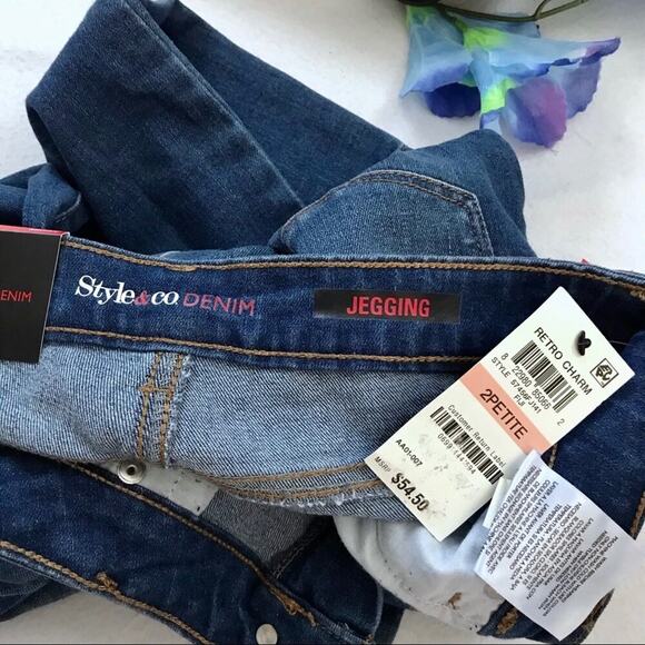 Style & Co. NWT Mid Rise Jegging Women Various - Picture 8 of 11